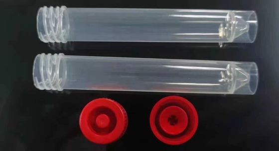 ODM Test Tube With Screw Lid , Bottom Tube Mold PA6 Plastic Material